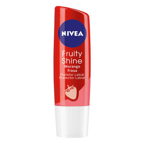 Protetor Labial Nivea Fruity Shine Morango Stick