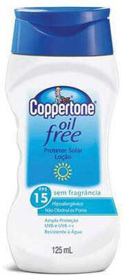 3. Loção Coppertone Oil Free FPS 15