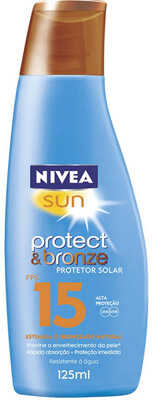 1. Nivea Sun Protect & Bronze FPS 15