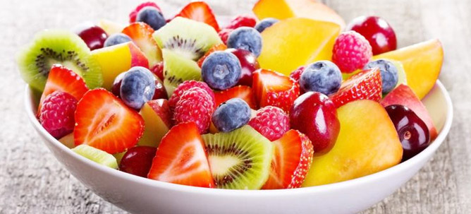 Cuidado com o excesso de frutas!